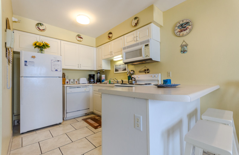 Rental kitchen at Perdido Skye Resort.
