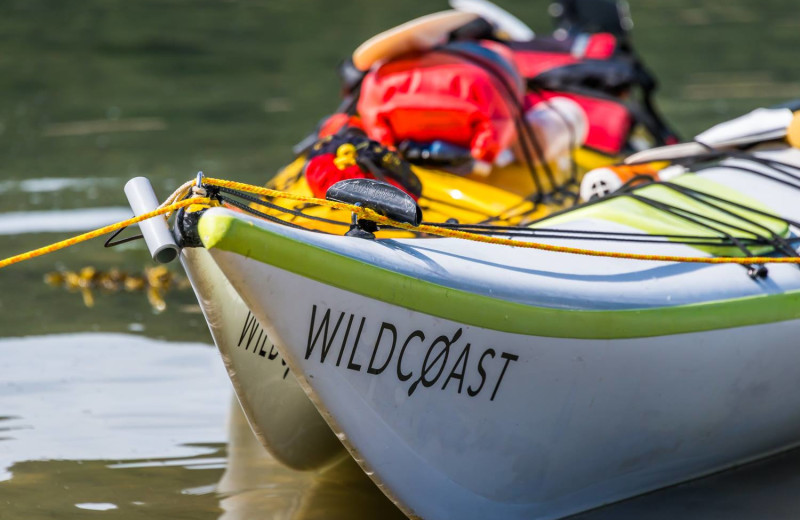 Boating at Orca Camp.