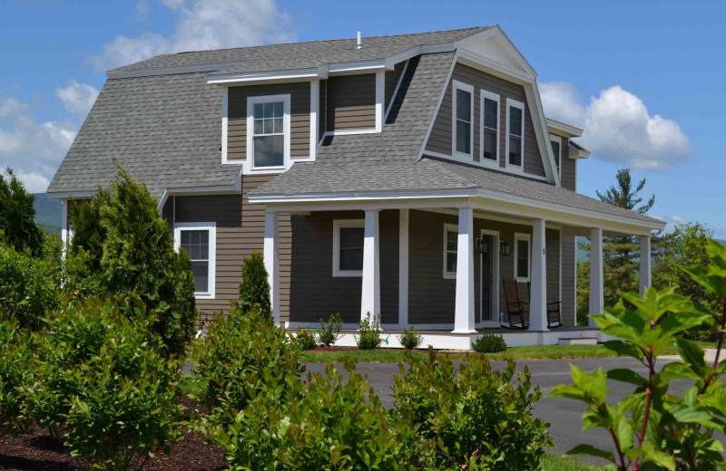 Cottage exterior at Owl's Nest Resort & Golf Club.