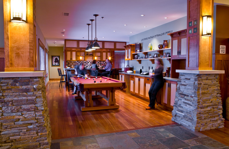 Lobby at Tamarack Lodge.