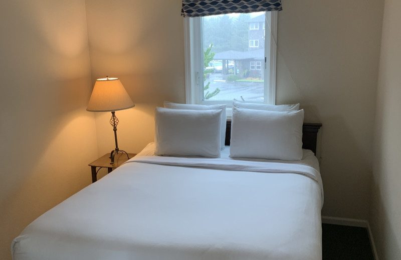 Guest room at Lighthouse Oceanfront Resort.