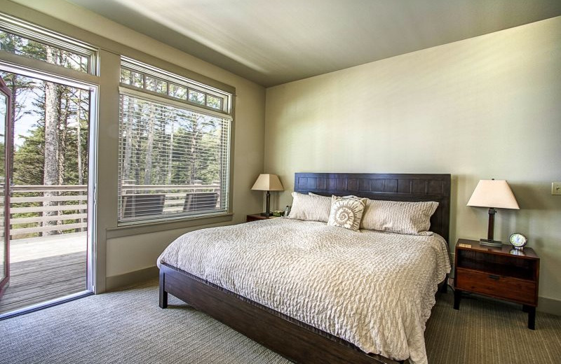 Rental bedroom at Seabrook Cottage Rentals.