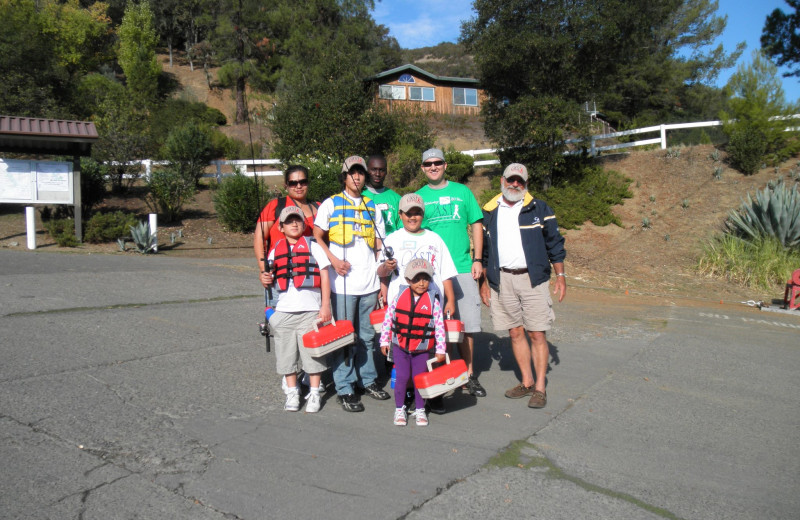 Family at Pleasure Cove.