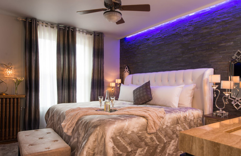 Guest room at Inn at Gothic Eves.