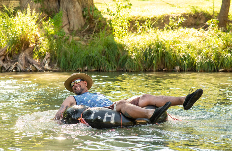 River tubing at Yogi Bear's Jellystone Park™ Camp-Resort Hill Country.