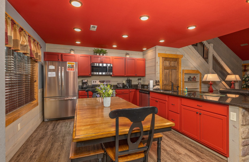 Rental kitchen at Eden Crest Vacation Rentals, Inc.
