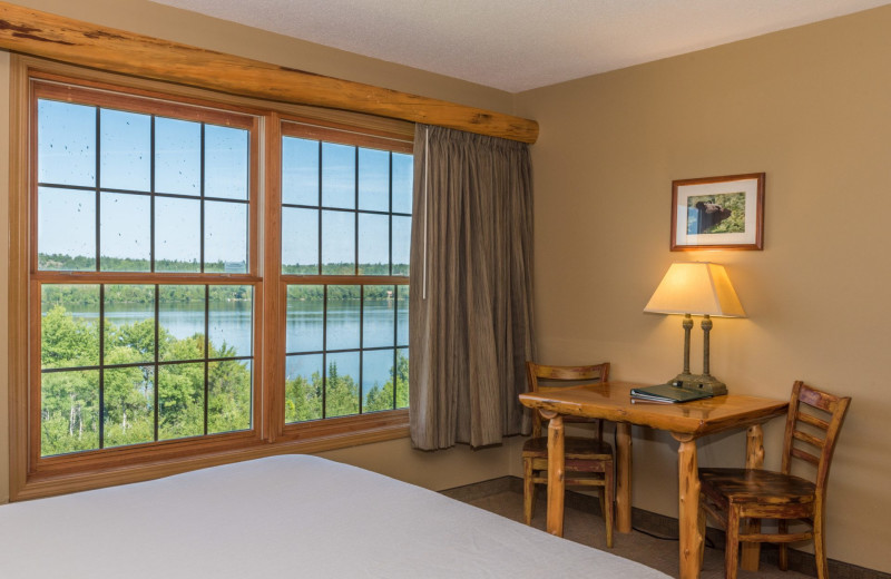 Guest room at Grand Ely Lodge.