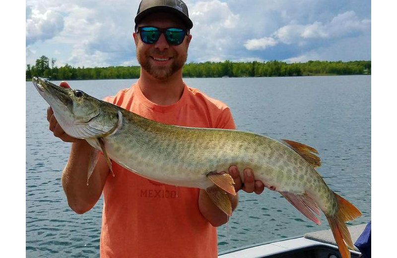 Fishing at Rising Eagle Resort.