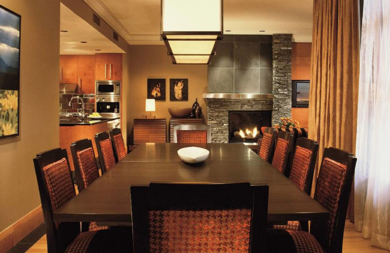 Dining room at Four Seasons Resort Whistler.