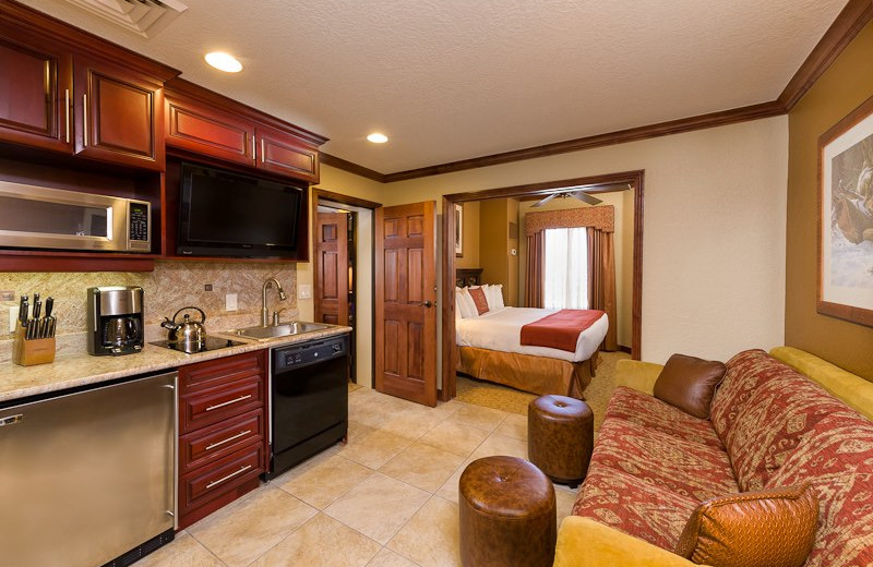 Guest kitchen at Westgate Park City Resort & Spa.