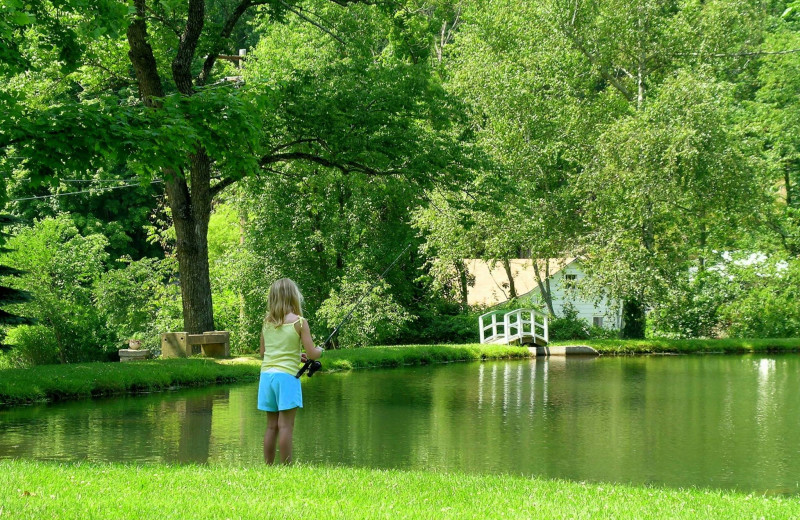 Fishing at Capon Springs & Farms.