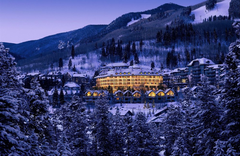 Exterior view of The Pines Lodge.