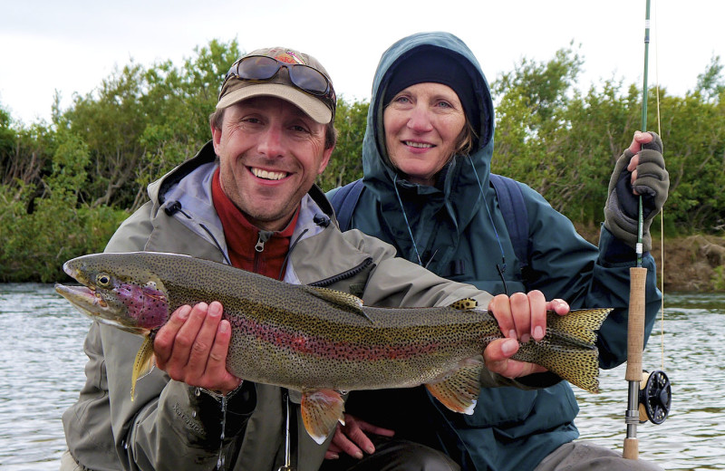 Fishing at Alaska Rainbow Lodge.