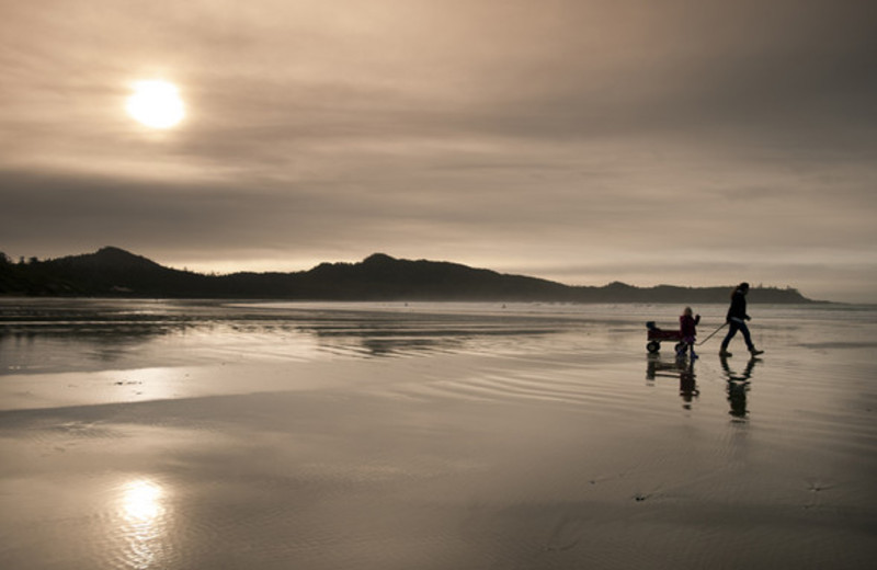 Walk Along the Beach at Pacific Sands Beach Resort 