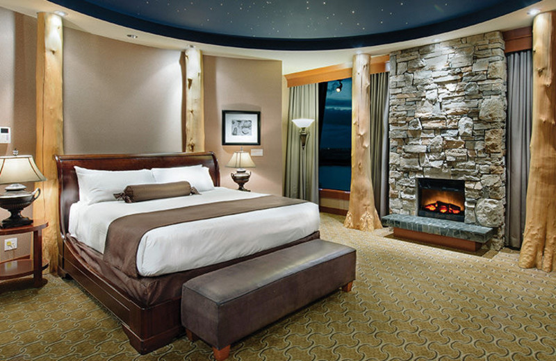 Guest room at River Rock Casino Resort.