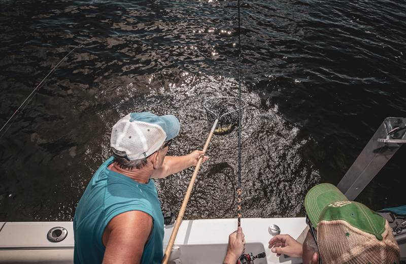 Fishing at River Bend's Resort & Walleye Inn.