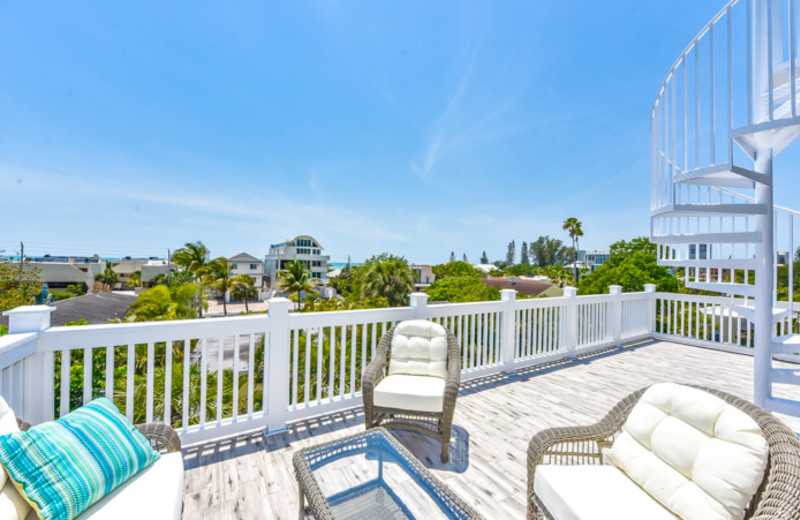 Rental balcony at Siesta Key Luxury Rental Properties.