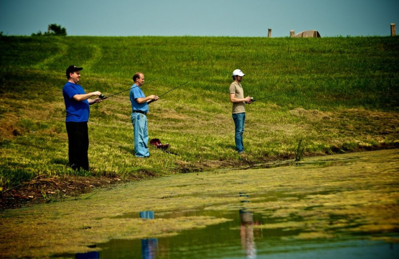 Fishing at Southern Grace Bed 