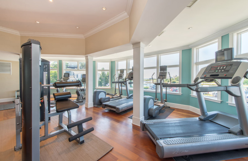 Fitness room at The Breakwater Inn 