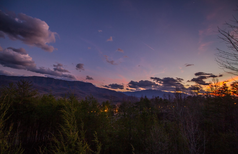 Mountain view at Cobbly Nob Rentals.