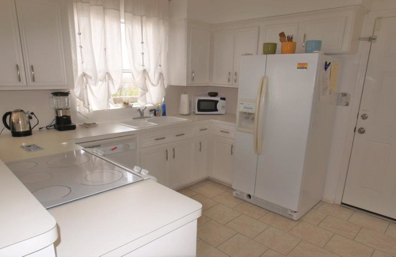 Vacation rental kitchen at Ryson Vacation Rentals.
