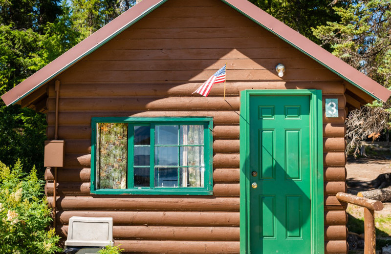 Cabin exterior at North Shore Lodge & Resort.