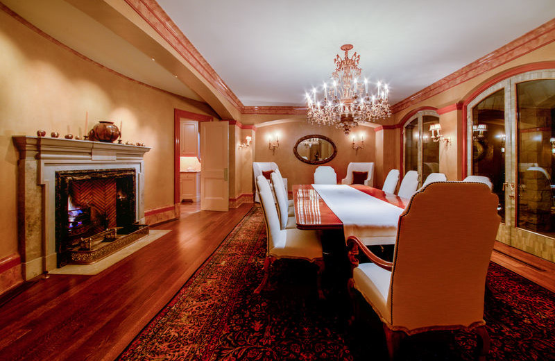 Rental dining room at Aspen Luxury Vacation Rentals.