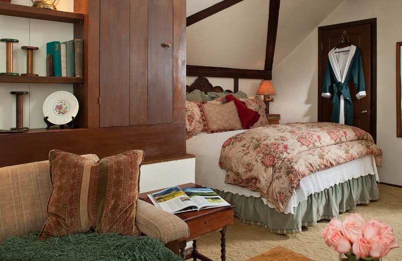 Guest room at Old Monterey Inn.