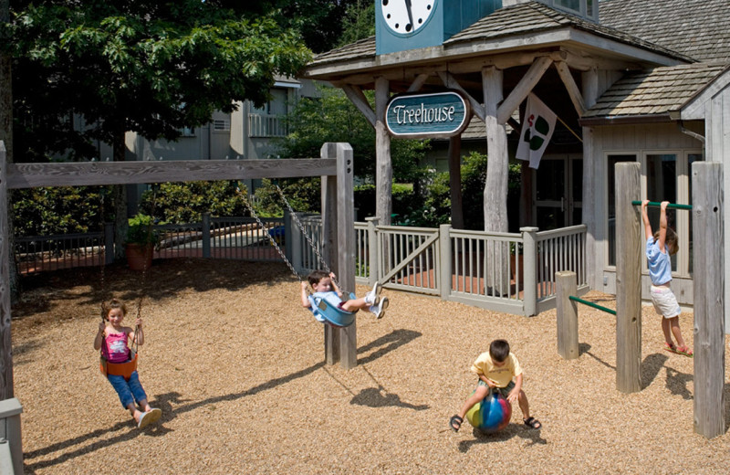 Kid's playground at Wintergreen Resort.