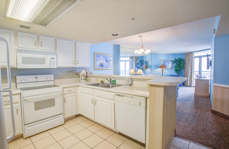 Guest kitchen at Sands Resorts.