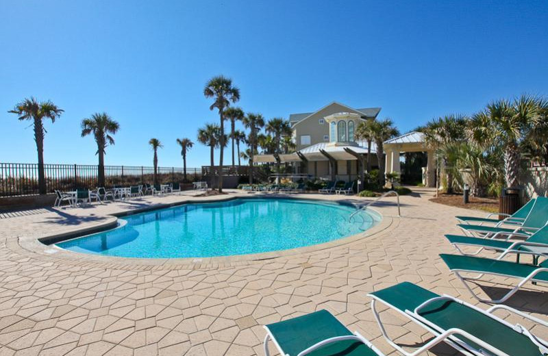 Outdoor pool at Sterling Shores.