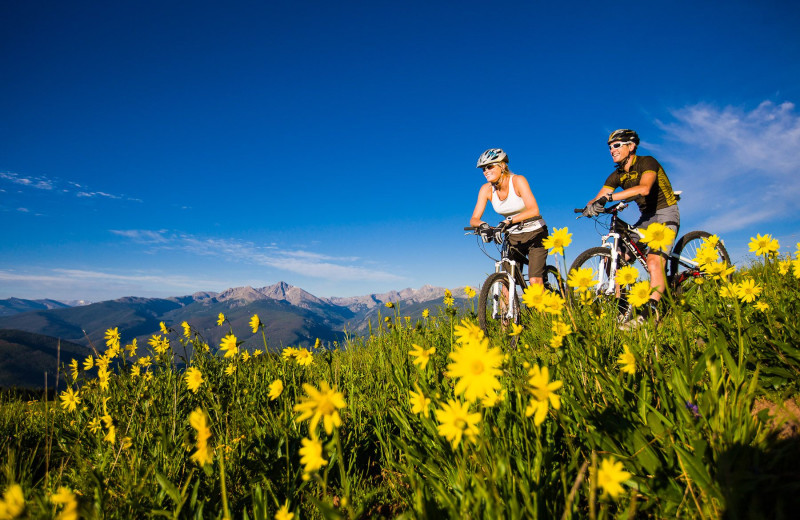 Biking at Vail Mountain Lodge & Spa.