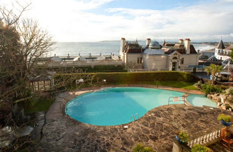 Outdoor pool at Marsham Court Hotel.