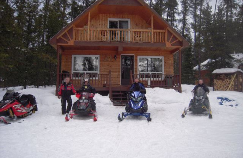 Snowmobiling at Golden Eagle Camp