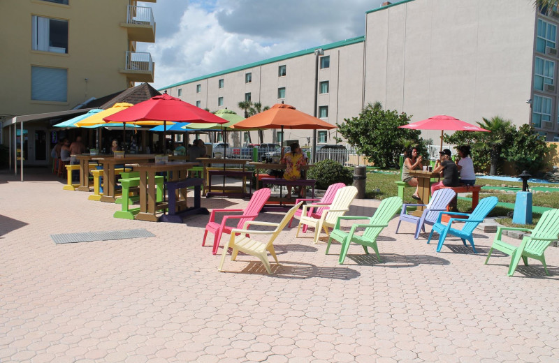 Patio at Fountain Beach Resort.