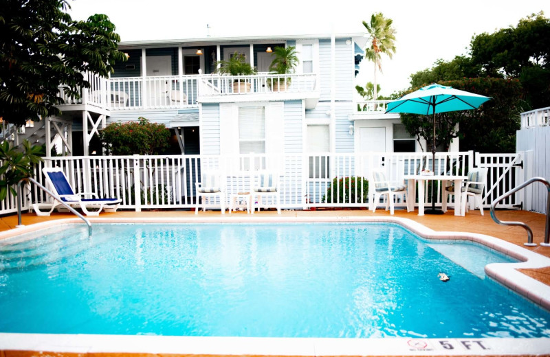 Outdoor pool at Meranova Guest Inn.