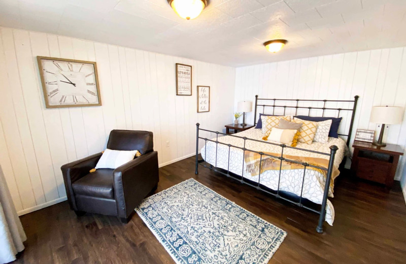 Rental bedroom at Northern Living - Luxurious Vacation Rentals.