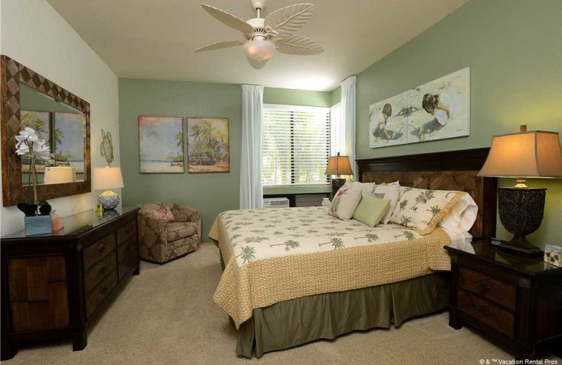 Rental bedroom at Vacation Rental Pros - Maui.