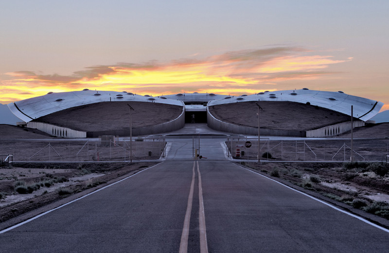 Spaceport near Hotel Encanto.