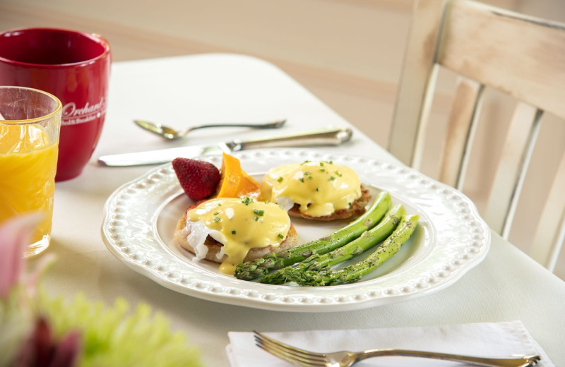 Breakfast at Orchard House Bed.