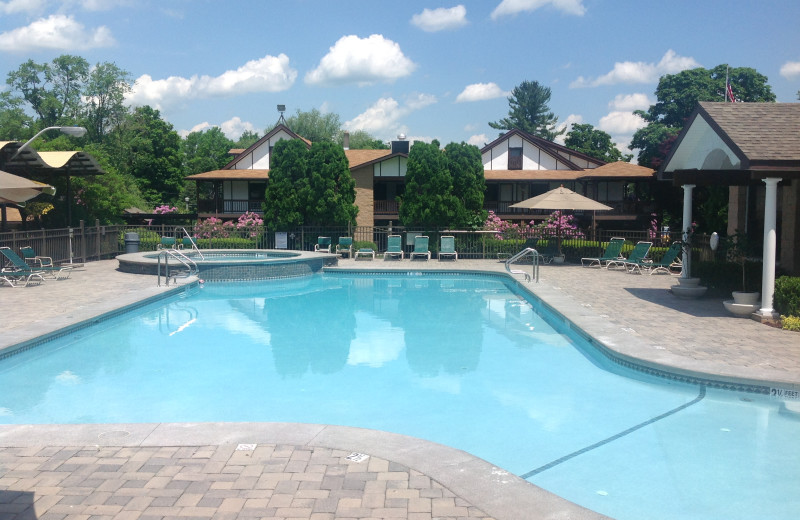 Outdoor pool at Central House Family Resort.