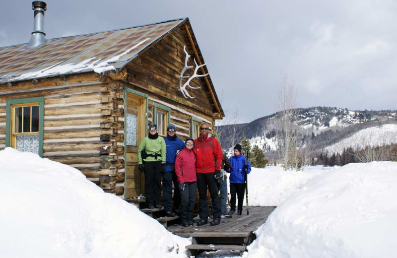 Cabin exterior at Vista Verde Ranch.