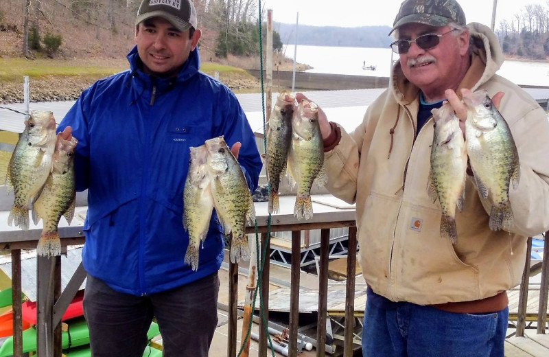 Fishing at Lynnhurst Family Resort.