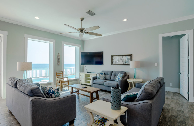 Rental living room at Harris Properties Management.