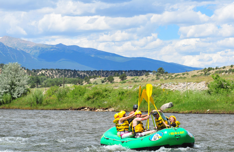 Rafting at Tumbling River Ranch.