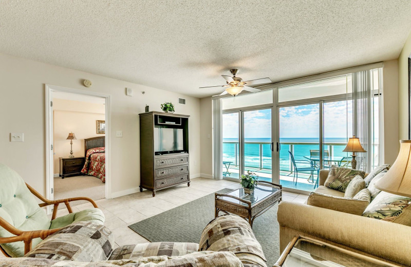 Rental living room at Condo World.