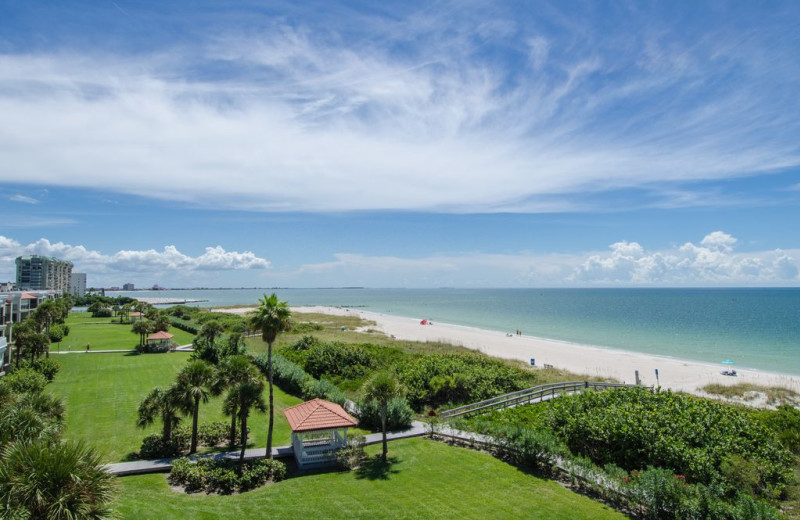 Beach at Resort Rentals.