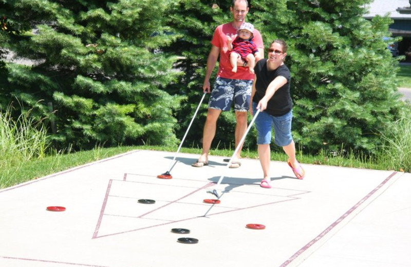 Outdoor activities at The Beach House.