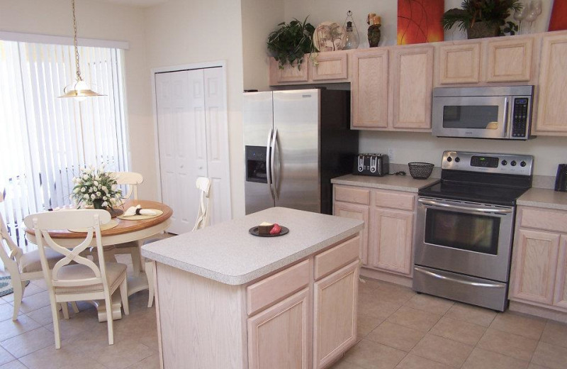 Vacation rental kitchen at Elite Vacation Homes.