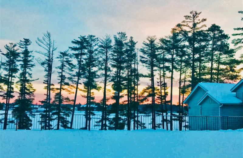 Winter at The Beacons of Minocqua.
